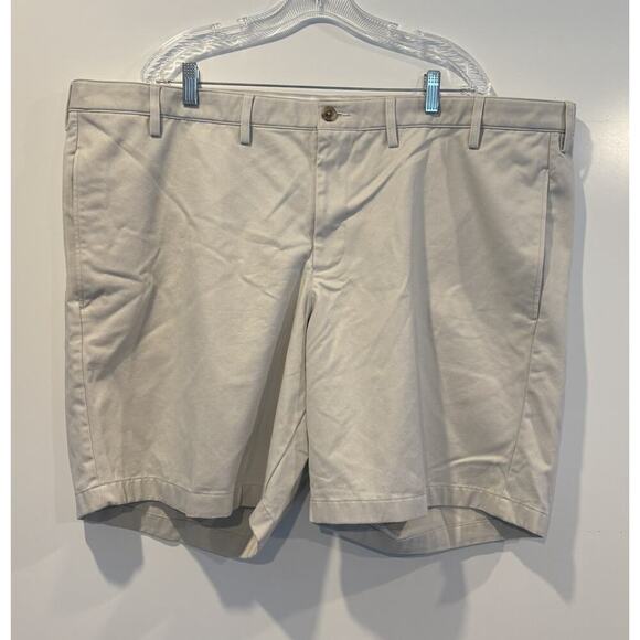 Lands End Lot of Two Khaki Cotton Chino Shorts Mens Size 48T - Picture 4 of 7